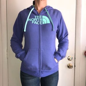 🧥 NORTH FACE HOODIE Lovely Purple & Mint! EUC!!